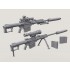 1/35 Barrett M107 Sniper Rifle w/QDL Suppressor set (2 Bodies and Accessories)