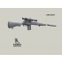 1/35 Vietnam War M21 Sniper Rifle with Supressor