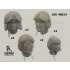 1/48 Helicopter Pilot Heads - Opened Visor