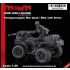 1/35 Postapocalyptic War Quad / Bike with Driver (3D printed) Resin Model Kit