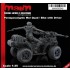 1/35 Postapocalyptic War Quad / Bike with Driver (3D printed) Resin Model Kit