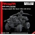 1/35 Postapocalyptic War Quad / Bike with Driver (3D printed) Resin Model Kit