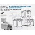 1/9 BMW R 1250 GS ADV Luggage Cases for MENG-MT005/s