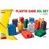 1/24 Plastic Cans 20L Set (12pcs)