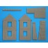 1/35 German City Building (Building Size L x H x W: 200mm x 256mm x 105mm)