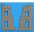 1/35 Ruined City Building (Building Size L x H x W: 148mm x 256mm x 80mm)