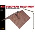 1/35 European Tiled Roof (Size L x W: 250mm x 252mm) 