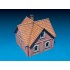 1/72 Country House (Building Size L x H x W: 115mm x 90mm x 115mm)