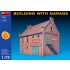 1/72 Building w/Garage (Building Size L x H x W: 222mm x 178mm x 143mm)