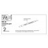 1/48 German MG 81 Gun Barrel (2pcs)