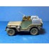 1/35 WWII US SCR-193 Radio set and M1919.30 cal Gun for Tamiya Jeep kits