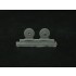 1/72 WWII Soviet Plane U-2/Po-2 Wheels Set (No Mask Series)