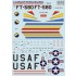 Decal for 1/48 Lockheed F-80 Shooting Star Part 8