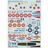 Decals for 1/72 Bell P-63 Kingcobra