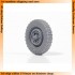 1/35 Schwimmwagen Wheels (5pcs w/Off-road Tread Pattern 1) with Wheel Mask