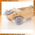 1/35 Schwimmwagen Wheels (5pcs w/Off-road Tread Pattern 1) with Wheel Mask