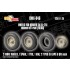 1/35 Sd.Kfz. 251 Common Off-road Wheels with Masks (Fulda) for Border kits