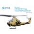 1/72 Bell AH-1G Cobra Vacuumed Clear Canopy for AZ model