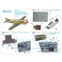 1/32 Curtiss P-40B Warhawk Interior Detail Parts for GWH kits