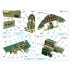 1/32 F4F-4 Wildcat Coloured Interior Detail Parts for Trumpeter kits