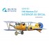 1/48 Albatros D.V 3D-Printed & Coloured Interior on Decal Paper for Eduard kits