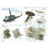 1/48 UH-1D Iroquois (Huey) Interior Detail Parts for KittyHawk kits