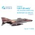 1/48 F-4E early with slatted wing Interior Parts (3D decal) for Meng kits