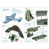 1/48 F4F-4 Wildcat Interior Details on 3D Decal for Eduard kits