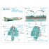 1/48 MiG-21UM Coloured Interior Detail Parts for Trumpeter kits