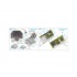 1/48 A-36 Coloured Interior Detail Parts for Accurate Miniatures/Italeri kits