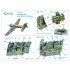 1/48 A6M3 Zero Coloured Interior Detail Parts for Eduard kits