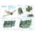 1/48 A6M2 Zero Nakajima Coloured Interior Detail Parts for Eduard kits