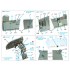 1/48 B-26B/C Marauder Coloured Interior Detail Parts for ICM kits