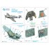 1/72 Bf 109G Interior 3D Decal for Eduard kits