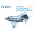 1/48 F-4J Phantom II Interior 3D Decal for Academy kits Small version w/Resin Parts