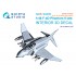 1/48 F-4D Late Phantom II Interior 3D Decal for Academy kits Small version w/Resin Parts