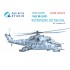 1/48 Mi-24D Interior Parts (3D decal) Small version for Trumpeter kits