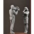 1/32 Modern Cameraman and Female Reporter (2 figures)