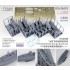 1/350 IJN Battleship Kongo class Boats set (14pcs for 1 battleship)