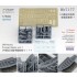 1/700 IJN Heavy Cruiser Boats set #1 (11pcs for 1 cruiser)