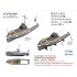 1/700 IJN 9m Motor Boats for Cruisers and Destroyers