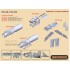 1/48 MiG-29 Detail set: Engine RD-33, Radar with Cowlings, Electronics, Covers, Tail