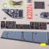 1/32 Mirage 2000C Interior 3D Decals for Kitty Hawk/Zimi models kit