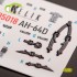 1/35 AH-64D Apache Interior 3D Decals for Takom Kit