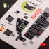 1/48 JASDF F-2A Interior Details on 3D Decals for Hasegawa kit
