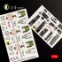 1/48 McDonnell Douglas F-4G Phantom II Interior Details on 3D Decals for Meng kit