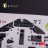 1/48 FM-1 Wildcat/Martlet Mk.V Interior 3D Decals for Tamiya kit