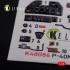 1/48 P-40N Interior 3D Decals for Academy Kit