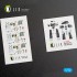 1/72 F-4E "Phantom II" Interior 3D-decals for FineMolds kits