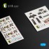 1/72 F-4 (B,N) Phantom II Interior 3D Decals for Hasegawa kit